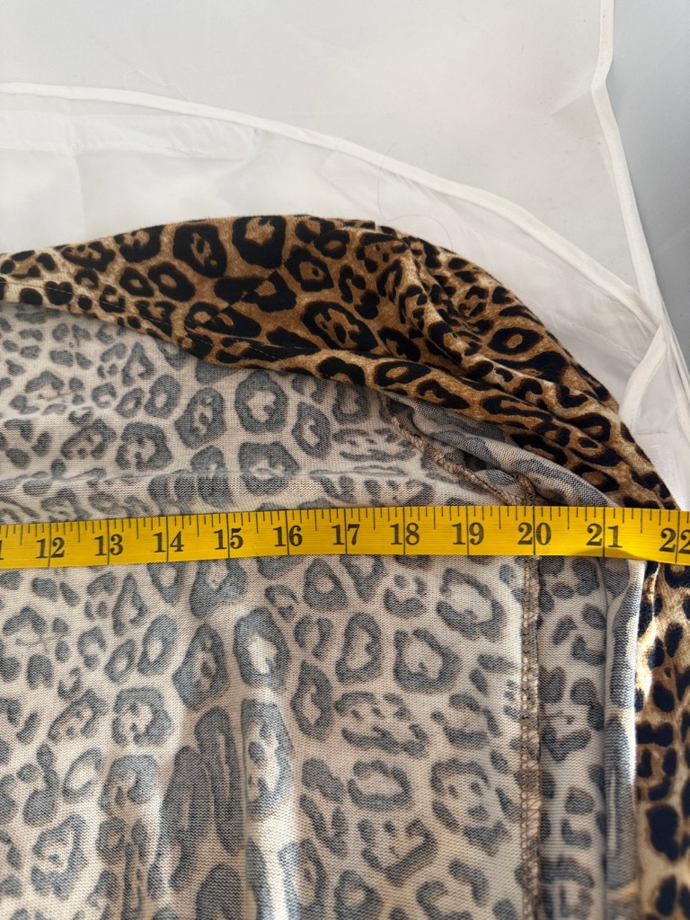 Umgee Leopard Print Open Front Cardigan - Brown & Black - Picture 8 of 8